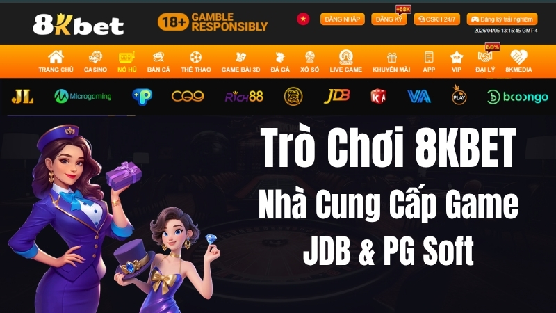 Trò Chơi 8KBET – Nhà Cung Cấp Game Tại 8KBET